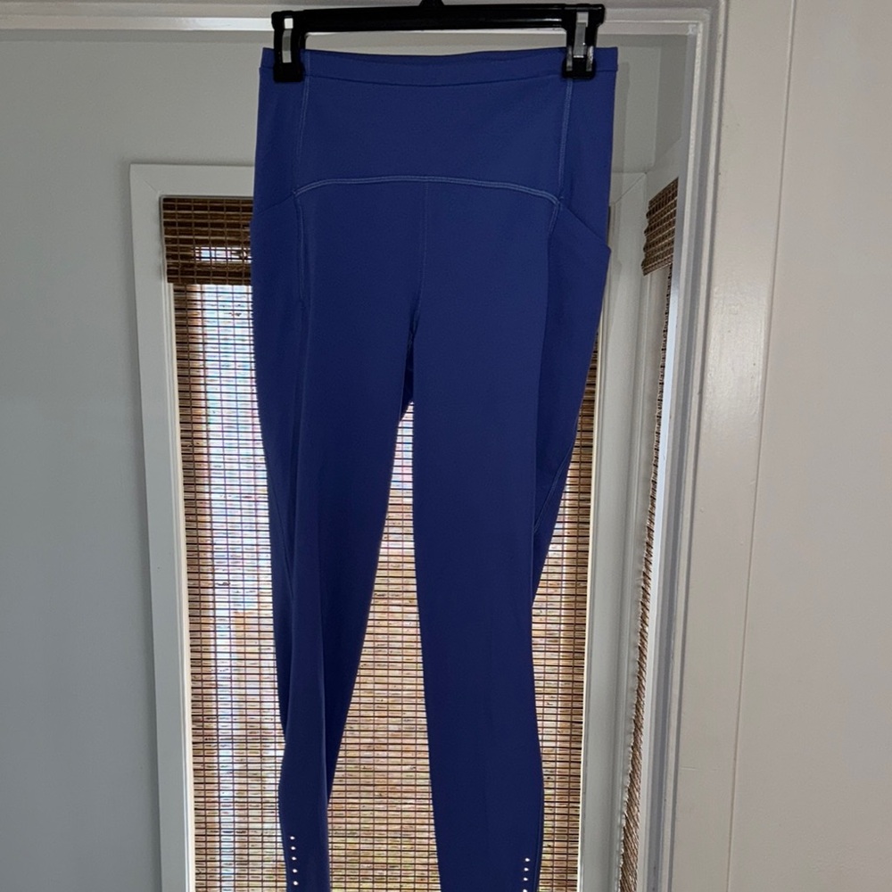 Women's LuluLemon Blue High-Waisted Leggings
